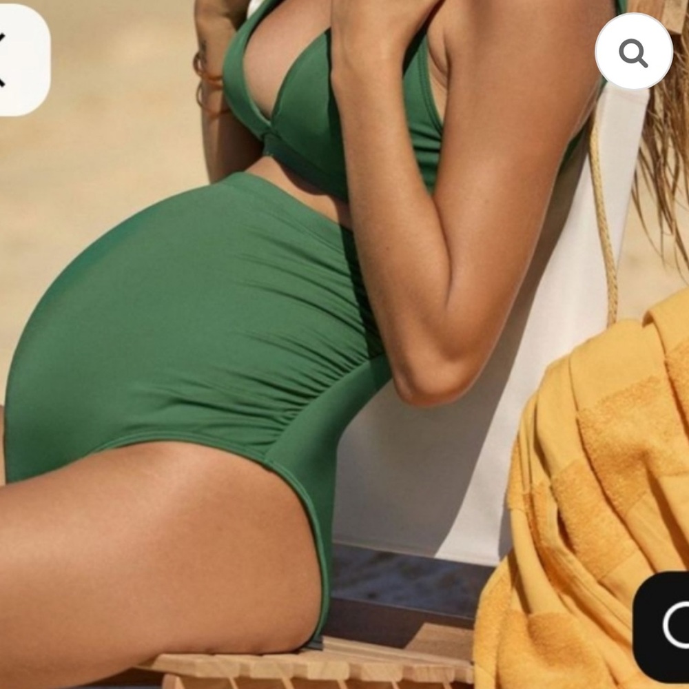 Green Maternity Swimsuit